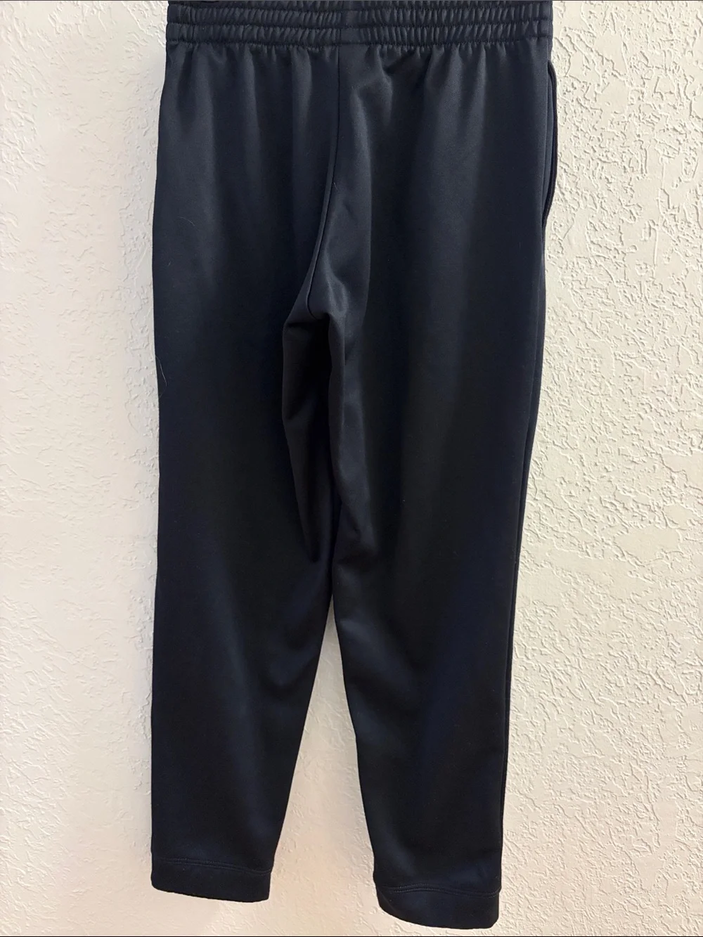 Nike Kids Black Joggers with White Swoosh